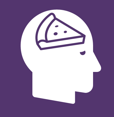 figure head thinking about pizza